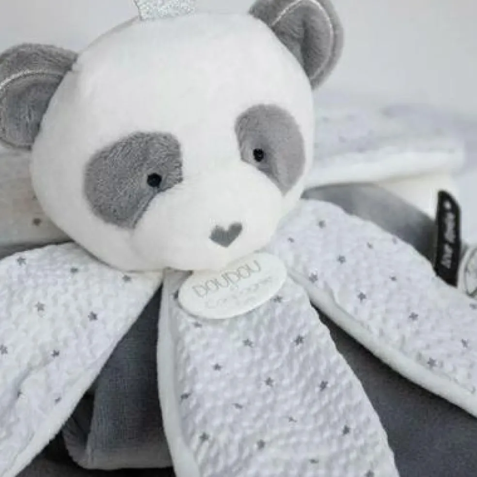 Coffret doudou pétales Panda Attrape-rêves