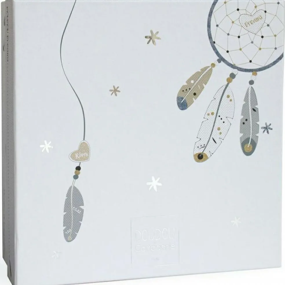 Coffret doudou pétales Panda Attrape-rêves