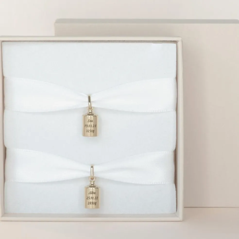 Coffret duo Pendentifs (plaqué or jaune)