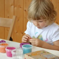 Coffret Loki pâte à modeler naturelle et vegan (assort. 4 pots)