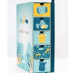 Coffret ma boîte à trésors et son journal de naissance Zanimo