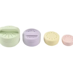 Coffret panier galet + jouets de bain silicone