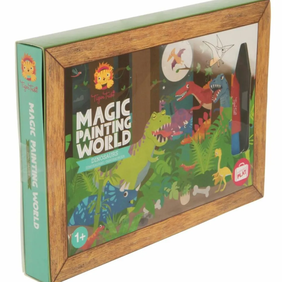 Coffret peinture magique à l'eau dinosaure