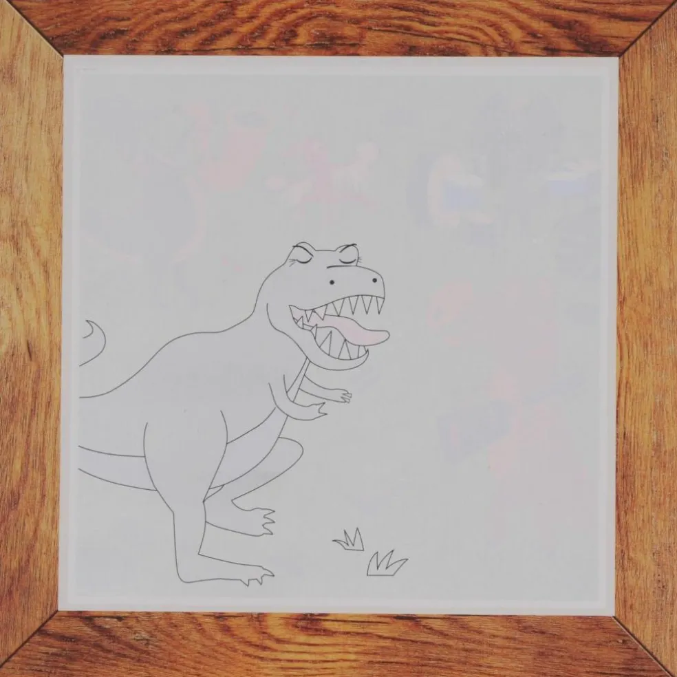 Coffret peinture magique à l'eau dinosaure