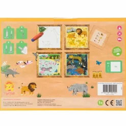 Coffret peinture magique à l'eau safari aventures