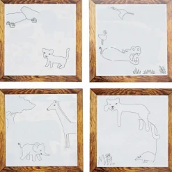 Coffret peinture magique à l'eau safari aventures