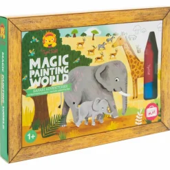 Coffret peinture magique à l'eau safari aventures