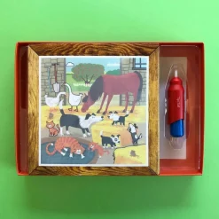 Coffret peinture magique à l'eau ferme