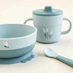 Coffret premier repas Elphee Bleu (3 pièces)
