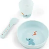 Coffret premier repas Foodie Playground bleu
