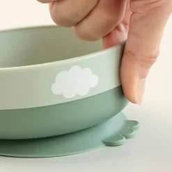 Coffret premier repas Happy clouds Vert (3 pièces)