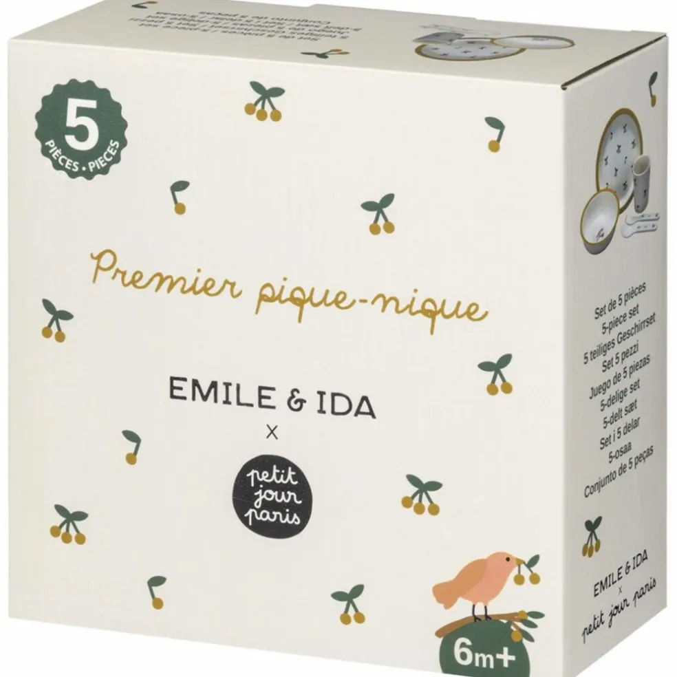 Coffret repas Emile et Ida (5 pièces)