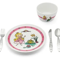 Coffret repas en porcelaine Princesse (5 pièces)
