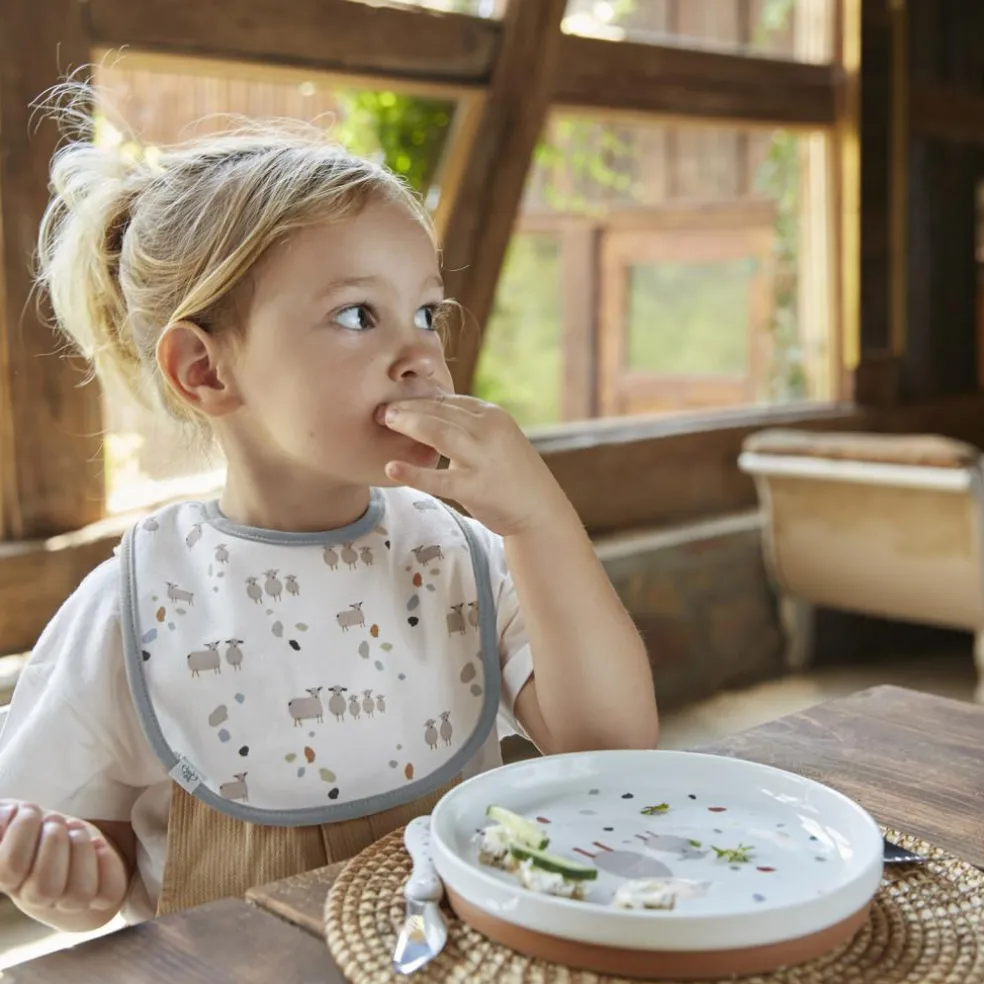 Coffret repas en porcelaine Tiny Farmer mouton et oie