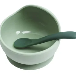 Coffret repas en silicone Vert Sauge-Vert Sapin (2 pièces)