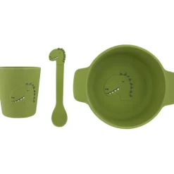 Coffret repas en silicone Mr. Dino (3 pièces)