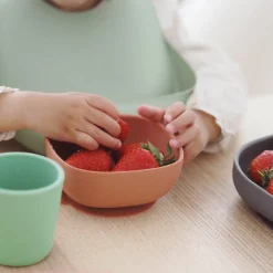 Coffret repas en silicone Minéral (4 pièces)