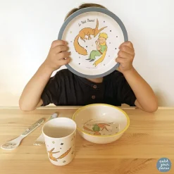 Coffret repas Le Petit Prince bleu (5 pièces)
