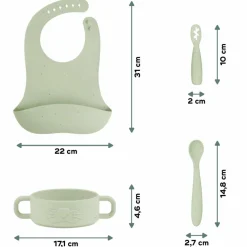 Coffret repas Mini Arty (4 pièces)