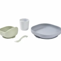 Coffret repas silicone Galet (4 pièces)