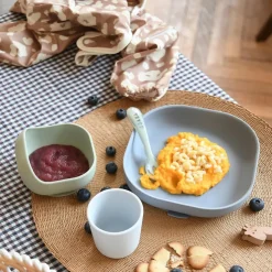 Coffret repas silicone Galet (4 pièces)