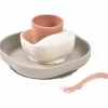 Coffret repas silicone Terracotta et Gazelle (4 pièces)