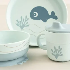 Coffret repas Wally Bleu (3 pièces)