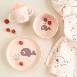 Coffret repas Wally Rose (3 pièces)