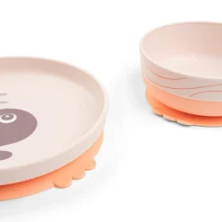 Coffret repas Wally Rose (3 pièces)