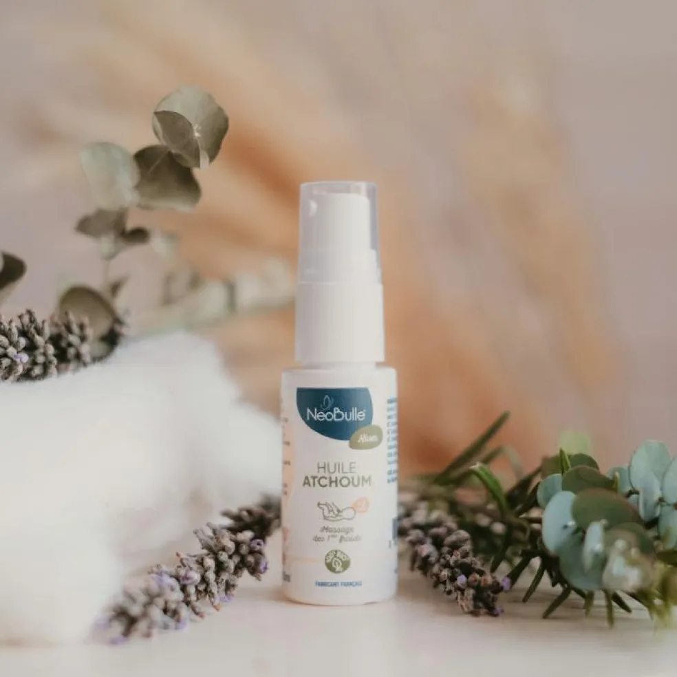 Coffret soins essentiels Allo maman bobo ! (4 huiles + 1 pochette)