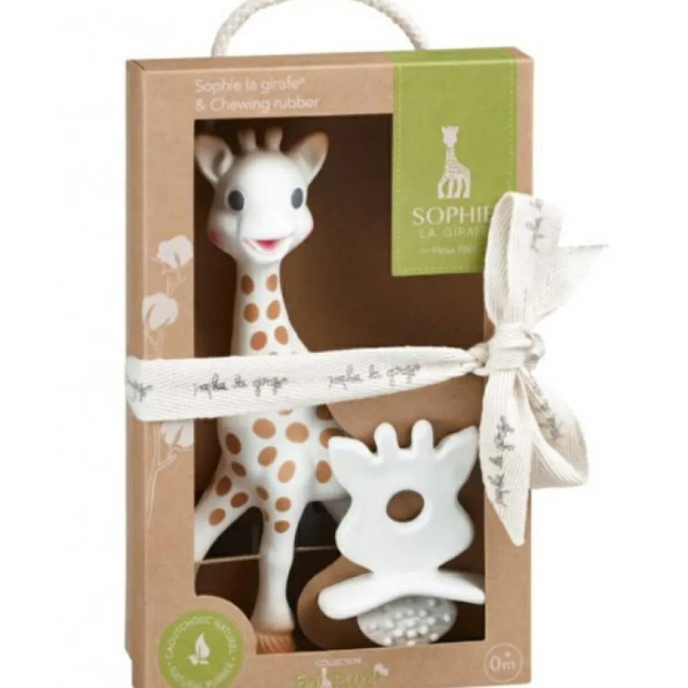 Coffret Sophie la girafe So'pure hochet + sucette de dentition