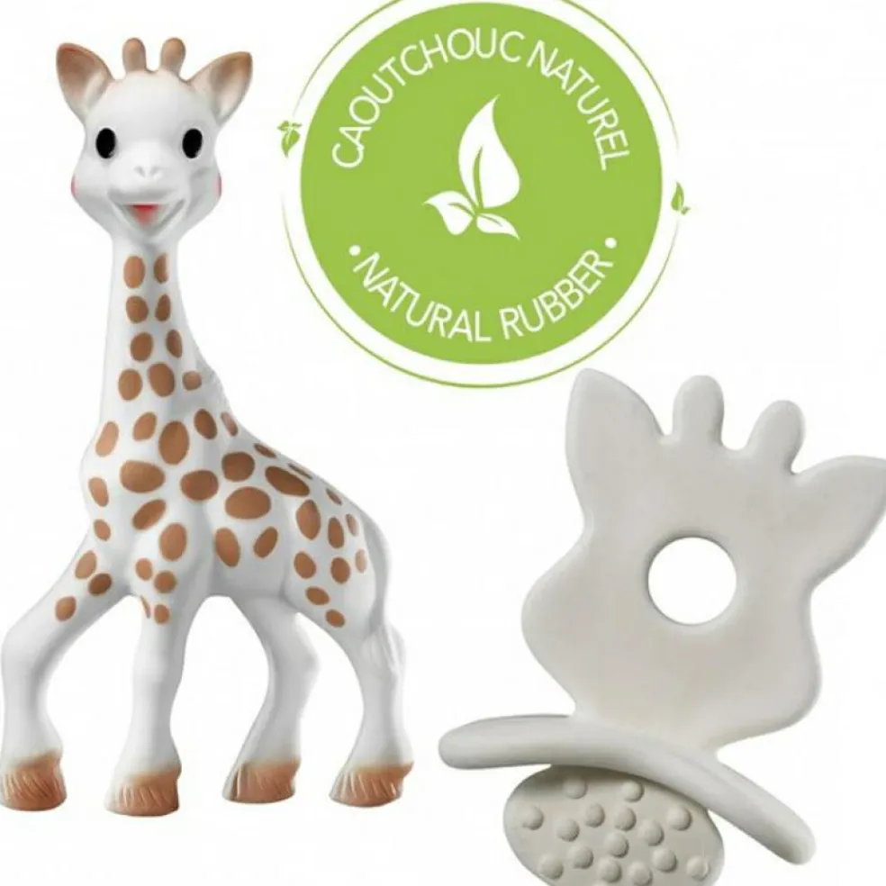 Coffret Sophie la girafe So'pure hochet + sucette de dentition