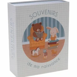 Coffret souvenirs naissance ourson Gaston