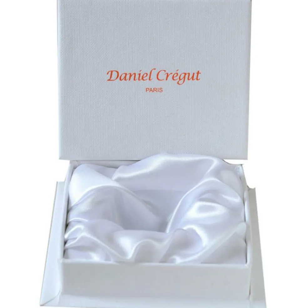 Coffret timbale et rond de serviette Filets personnalisable (métal argenté)