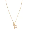 Collier chaîne La petite majuscule goldfilled rose (personnalisable)