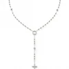Collier Chapelet Vierge 38 + 2 cm (argent)