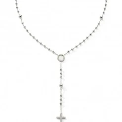 Collier Chapelet Vierge 38 + 2 cm (argent)