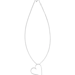 Collier Mon grand cœur (argent massif 925)