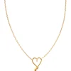 Collier Mon petit cœur (goldfilled jaune 14 carats)