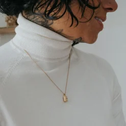 Collier personnalisable plaqué or jaune