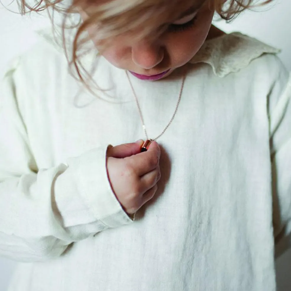 Collier personnalisable plaqué or jaune