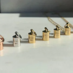 Collier personnalisable plaqué or jaune