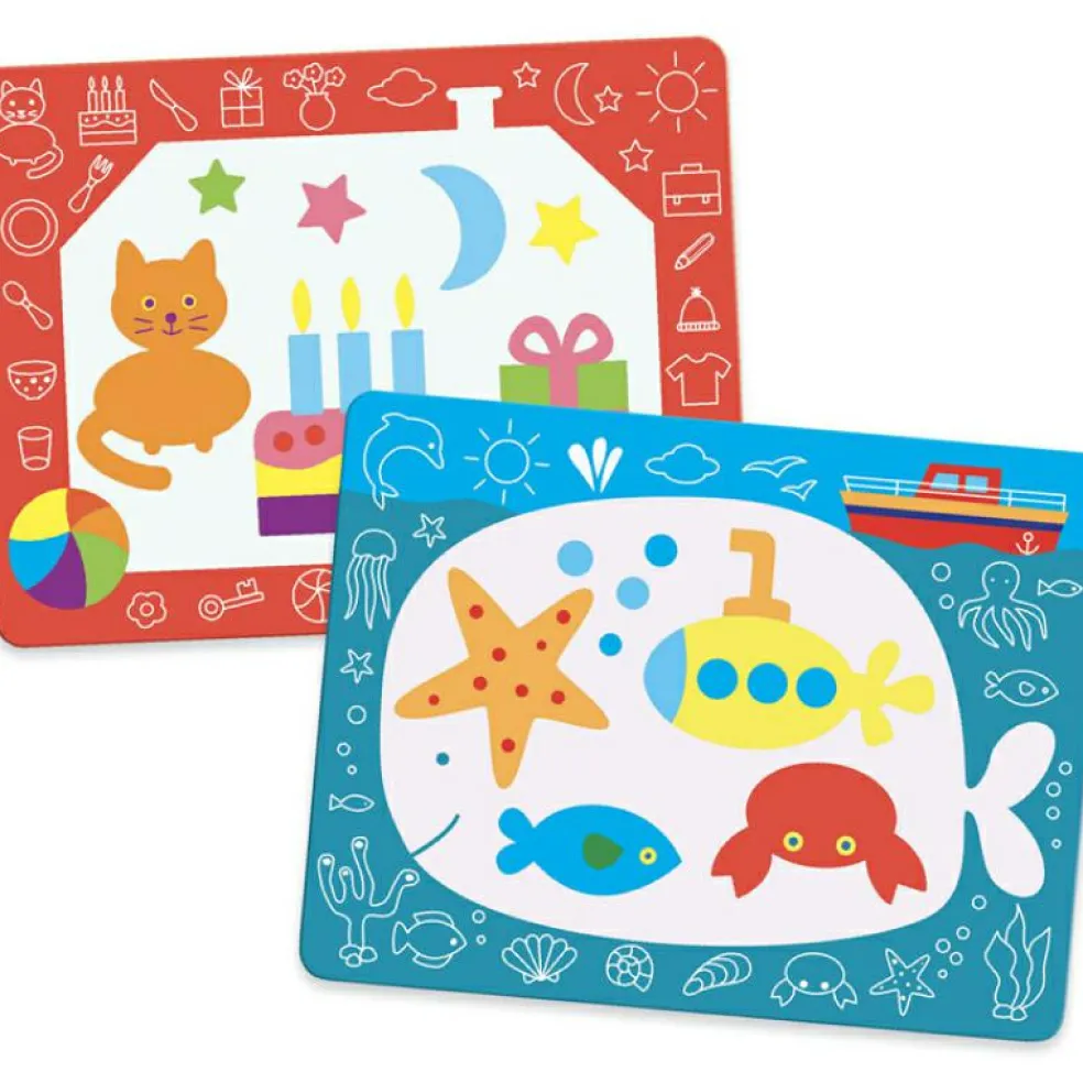 Coloriage à l'eau Gribouilles magiques