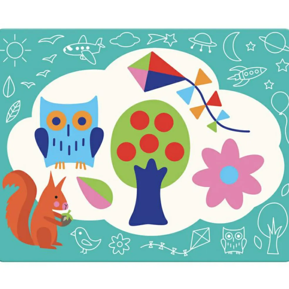 Coloriage à l'eau Gribouilles magiques