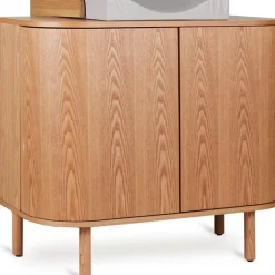 Commode à langer 2 portes Yume Natural Ash