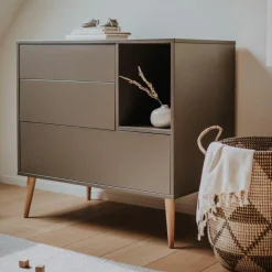 Commode à langer 3 tiroirs Cocoon Moss