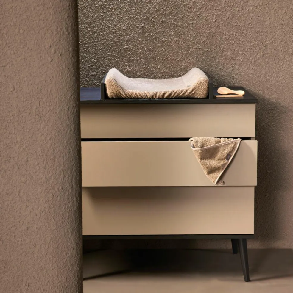 Commode à langer 3 tiroirs Flow Stone