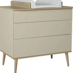 Commode à langer 3 tiroirs Flow Argile-Clay