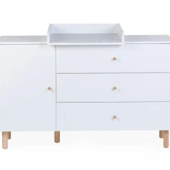 Commode à langer Wonder White
