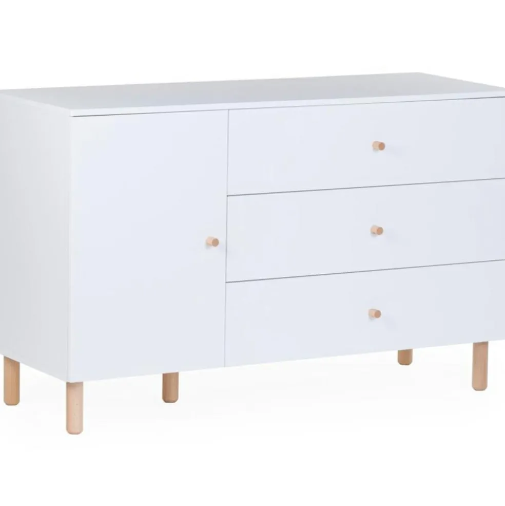 Commode à langer Wonder White